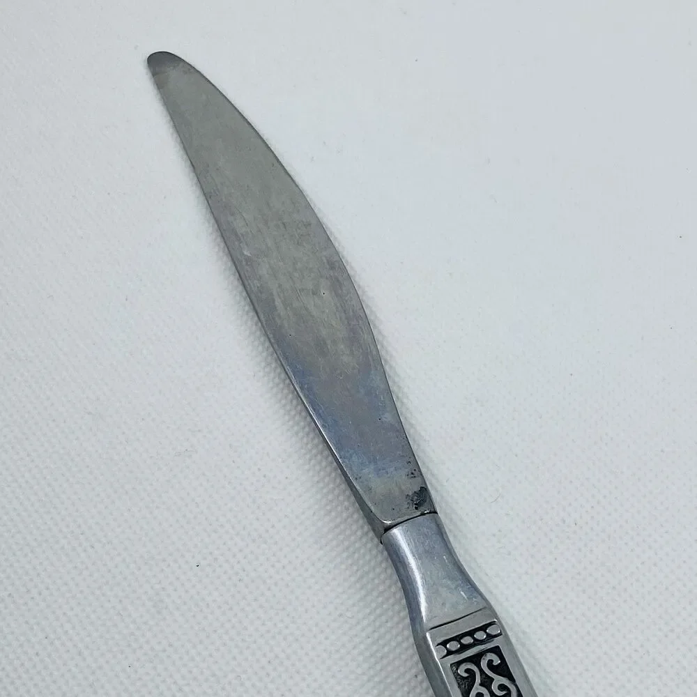 Oneida Isabella Steak Knife 9.25” Stainless Steel Black Accent Replacement